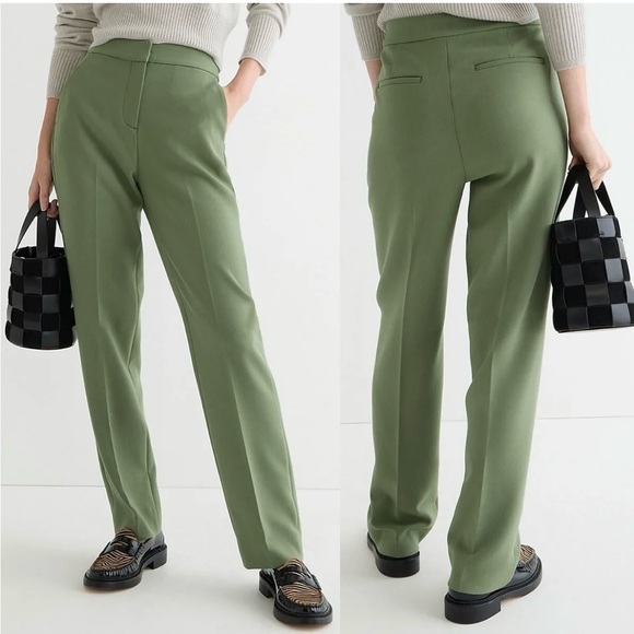 Like New J. Crew Olive Kate Pants - Picture 1 of 4